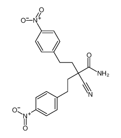 2-cyano-4-(4-nitrophenyl)-2-[2-(4-nitrophenyl)ethyl]butanamide 5345-32-4