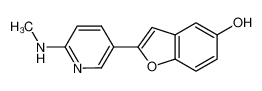 2-(6-methylamino-3-pyridinyl)-1-benzofuran-5-ol 1054629-36-5