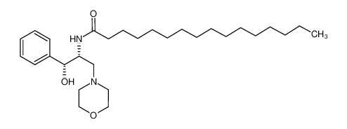 D-threo-1-phenyl-2-hexadecanoylamino-3-morpholino-1-propanol 139889-53-5