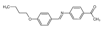 1-[4-[(4-butoxyphenyl)methylideneamino]phenyl]ethanone 17224-18-9