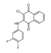 2-chloro-3-(3,4-difluoroanilino)naphthalene-1,4-dione 4083-32-3