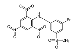 62606-07-9 structure, C13H9BrN4O8S