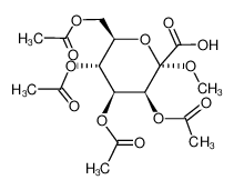 182064-04-6 (2R,3S,4S,5R,6R)-3,4,5-triacetoxy-6-(acetoxymethyl)-2-methoxytetrahydro-2H-pyran-2-carboxylic acid