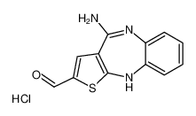 4-amino-5H-thieno[3,2-c][1,5]benzodiazepine-2-carbaldehyde,hydrochloride 186792-96-1