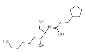 3-cyclopentyl-N-[(2S)-1,3-dihydroxynonan-2-yl]propanamide 920277-65-2