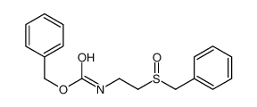 benzyl N-(2-benzylsulfinylethyl)carbamate 88738-58-3