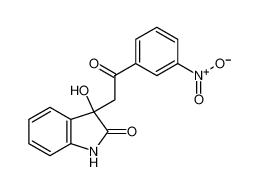 3-hydroxy-3-[2-(3-nitrophenyl)-2-oxoethyl]-1H-indol-2-one