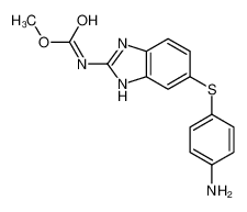 N-[6-[(4-氨基苯基)硫代]-1H-苯并咪唑-2-基]-氨基甲酸甲酯