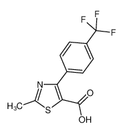 2-甲基-4-(4-三氟甲基-苯基)-噻唑-5-羧酸