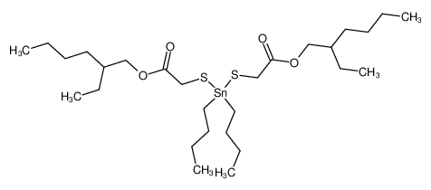 10584-98-2 structure, C28H56O4S2Sn