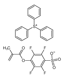 2,3,5,6-tetrafluoro-4-(2-methylprop-2-enoyloxy)benzenesulfonate,triphenylsulfanium 915090-37-8