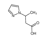 3-pyrazol-1-ylbutanoic acid 890092-84-9