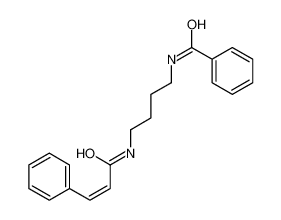 N-[4-[[(E)-3-phenylprop-2-enoyl]amino]butyl]benzamide 64223-54-7