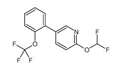 2-(Difluoromethoxy)-5-[2-(trifluoromethoxy)phenyl]pyridine