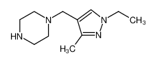 Piperazine, 1-[(1-ethyl-3-methyl-1H-pyrazol-4-yl)methyl]- 957428-72-7