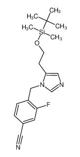 1472004-15-1 structure, C19H26FN3OSi