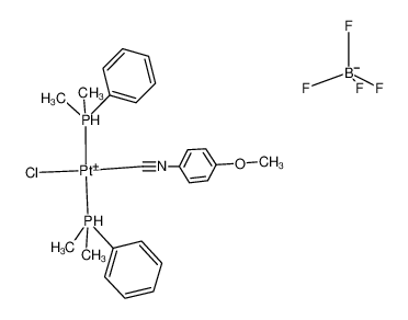 110313-78-5 trans-{(PPh3)2Pt(CNC6H4-p-OMe)Cl}BF4