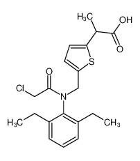 100006-66-4 structure, C20H24ClNO3S