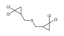 1,1-dichloro-2-[(2,2-dichlorocyclopropyl)methylsulfanylmethyl]cyclopropane 71161-88-1