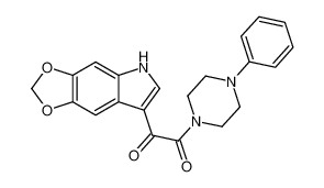 88048-40-2 1-(5H-[1,3]dioxolo[4,5-f]indol-7-yl)-2-(4-phenylpiperazin-1-yl)ethane-1,2-dione