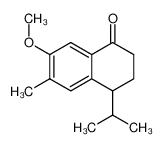 80736-45-4 spectrum, 1,2,3,4-Tetrahydro-4-isopropyl-7-methoxy-6-methyl-1-naphthalenone