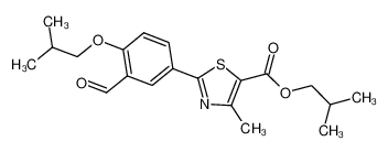 2-(3-formyl-4-isobutyloxy phenyl)-4-methyl-thiazole-5-carboxylic acid isobutyl ester 1312815-36-3