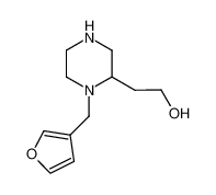2-[1-(3-呋喃甲基)-2-哌嗪基]乙醇