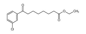 乙基8-(3-氯苯基)-8-氧代辛酸酯