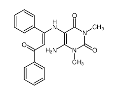 57196-69-7 spectrum, β-(6-amino-5-imino-1,3-dimethyluracilyl)chalcone