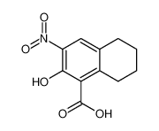 2-hydroxy-3-nitro-5,6,7,8-tetrahydronaphthalene-1-carboxylic acid 89586-25-4