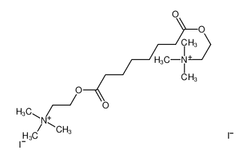 2,2'-[(1,8-Dioxo-1,8-octanediyl)bis(oxy)]bis(N,N,N-trimethylethan aminium) diiodide 3810-71-7