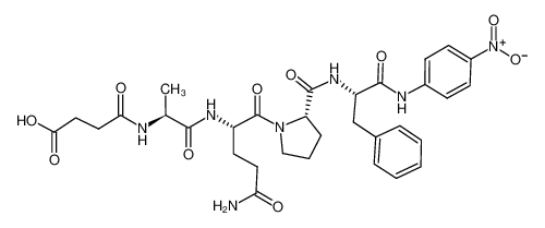 Suc-Ala-Gln-Pro-Phe-pNA 128822-33-3