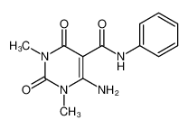 4-amino-1,3-dimethyl-2,6-dioxo-N-phenylpyrimidine-5-carboxamide 61317-83-7