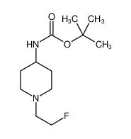87104-10-7 structure, C12H23FN2O2