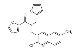 604781-15-9 structure, C21H17ClN2O2S