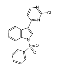 3-(2-chloropyrimidin-4-yl)-1-(phenylsulfonyl)-1H-indole