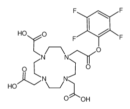 N-[carbo(2,3,5,6-tetrafluorophenoxy)methyl]-1,4,7,10-tetraazacyclododecane-N',N'',N'''-triacetic acid