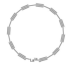 158367-71-6 structure, C22H2La+