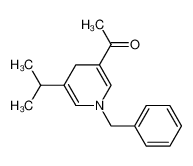 1-(1-benzyl-5-propan-2-yl-4H-pyridin-3-yl)ethanone 64530-36-5