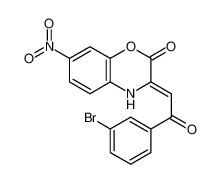 (3E)-3-[2-(3-bromophenyl)-2-oxoethylidene]-7-nitro-4H-1,4-benzoxazin-2-one 5951-39-3