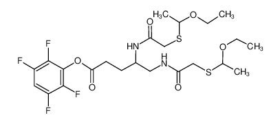 4,5-双-[s-(1-乙氧基乙基)-疏基乙酰胺]-戊酸-2,3,5,6-四氟苯酯