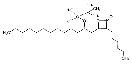 1197399-35-1 4-((R)-2-((tert-butyldimethylsilyl)oxy)tridecyl)-3-hexyloxetan-2-one