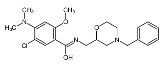 5-氯-4-二甲基氨基-2-甲氧基-N-[[4-(苯基甲基)吗啉-2-基]甲基]苯甲酰胺