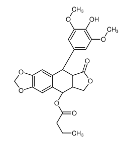 153448-17-0 structure, C25H26O9