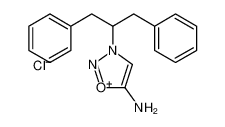 3-(1,3-diphenylpropan-2-yl)oxadiazol-3-ium-5-amine,chloride 35819-56-8