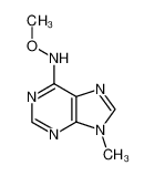 13300-29-3 spectrum, N-methoxy-9-methyl-9H-purin-6-amine