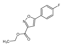 Ethyl 5-(4-fluorophenyl)isoxazole-3-carboxylate 640291-92-5