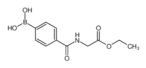 (4-((2-Ethoxy-2-oxoethyl)carbamoyl)phenyl)boronic acid 1072946-08-7