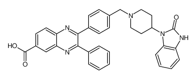 612847-31-1 structure, C34H29N5O3