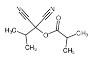 75722-67-7 spectrum, isobutyryloxy-isopropyl-malononitrile